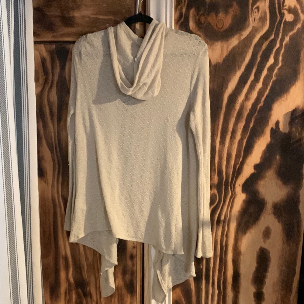 Volcom Cream Open-Front Lightweight Cardigan - Picture 3 of 3